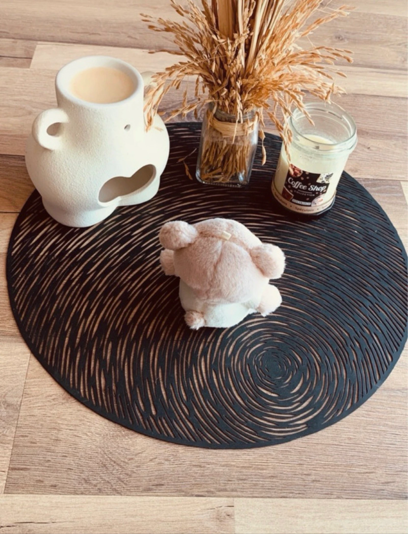 Doudou/peluche ourson beige/crème para gato – photo 2